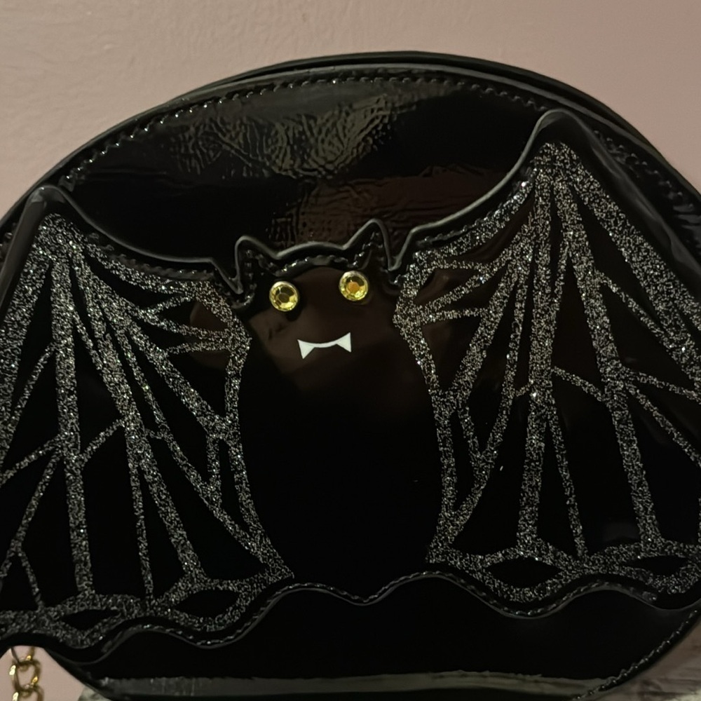 Betsey Johnson black bat Kitsch, Crossbody bag - Picture 4 of 8